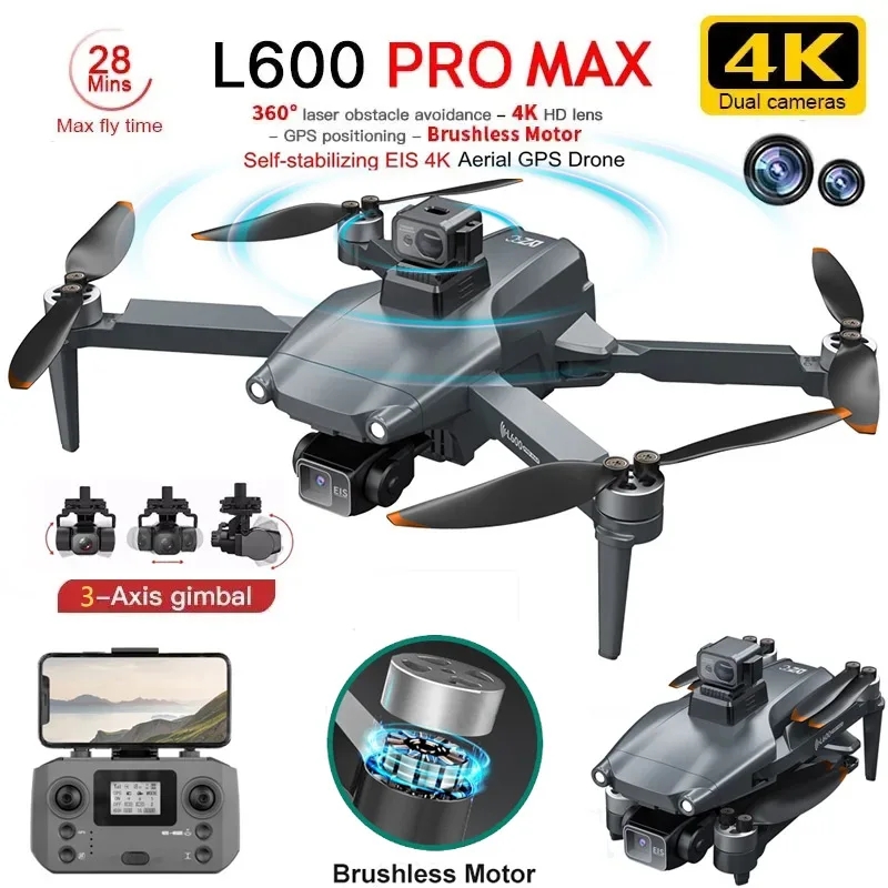 Drone Aerial Photography - L600 pro max gps drone profissional