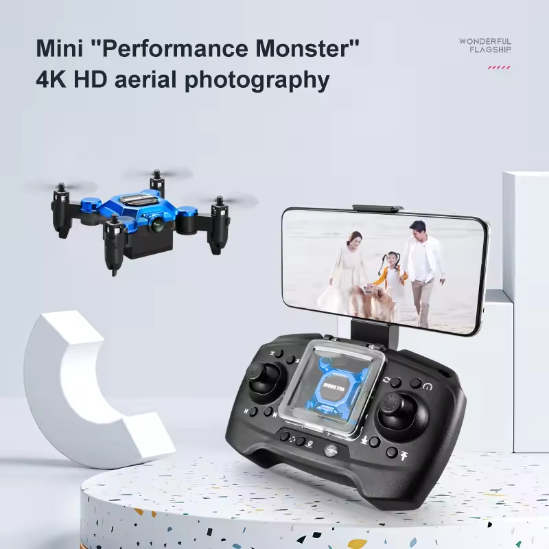 Novo Drone Mini Dobrável K04 c - Drone Multispectral avaliação e preço