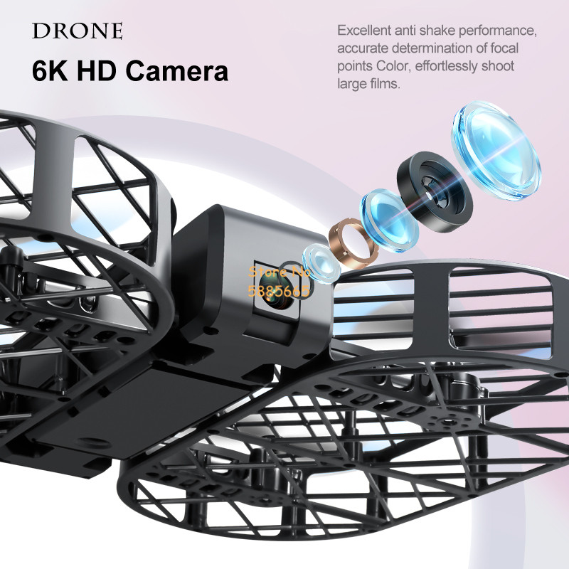 Câmera HD 8K 360 °   Proteção  - Drone Aerial Photography avaliação e preço