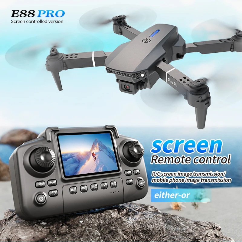 Drone Profissional E88 PRO com - Drone Photogrammetry avaliação e preço